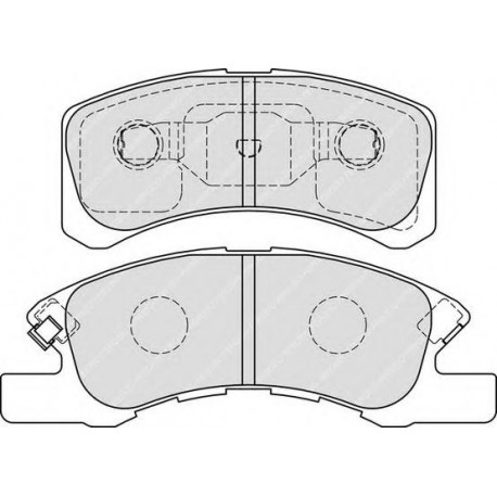 Kit pastiglie freno anteriore