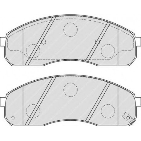 Kit pastiglie freno anteriore