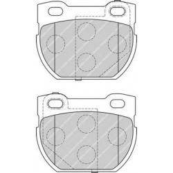 Kit pastiglie freno posteriore