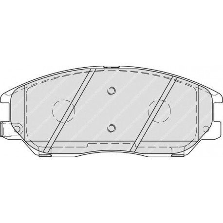 Kit pastiglie freno anteriore
