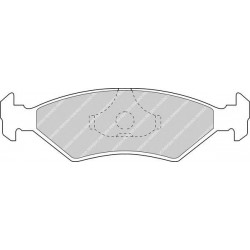 Kit pastiglie freno anteriore