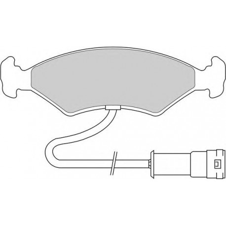 Kit pastiglie freno anteriore