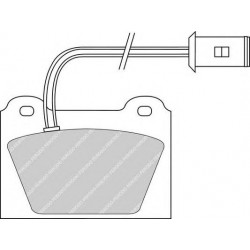Kit pastiglie freno anteriore