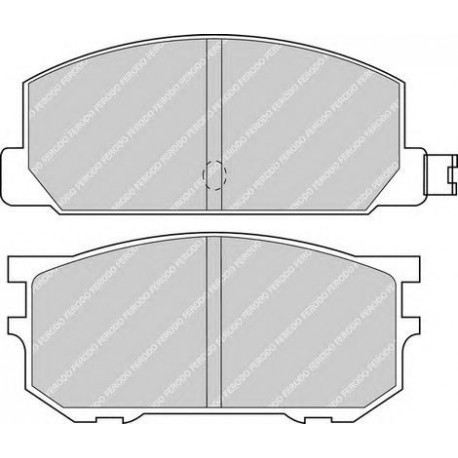 Kit pastiglie freno anteriore