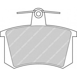 Kit pastiglie freno posteriore