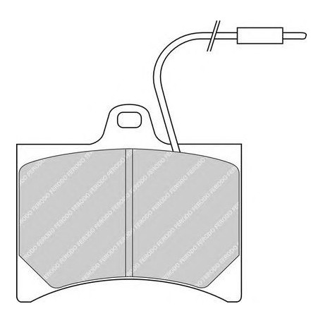 Kit pastiglie freno anteriore