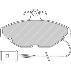 Kit pastiglie freno anteriore