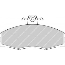 Kit pastiglie freno anteriore