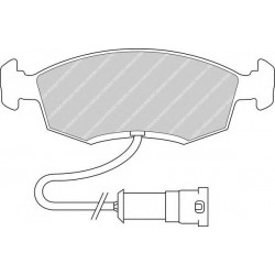 Kit pastiglie freno anteriore