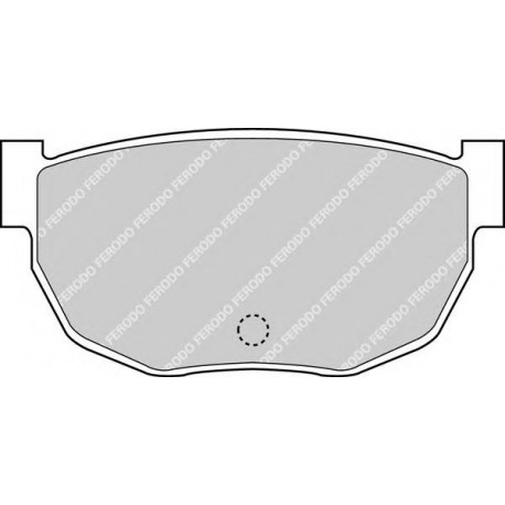 Kit pastiglie freno posteriore