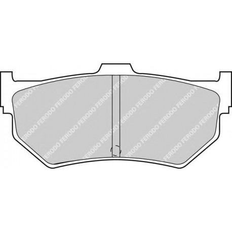 Kit pastiglie freno posteriore