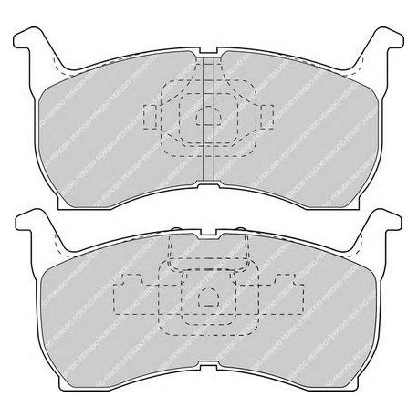 Kit pastiglie freno anteriore