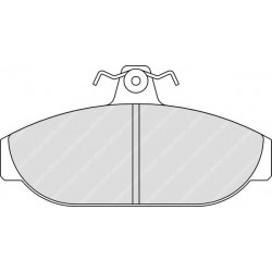 Kit pastiglie freno anteriore