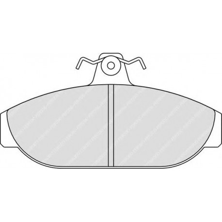 Kit pastiglie freno anteriore