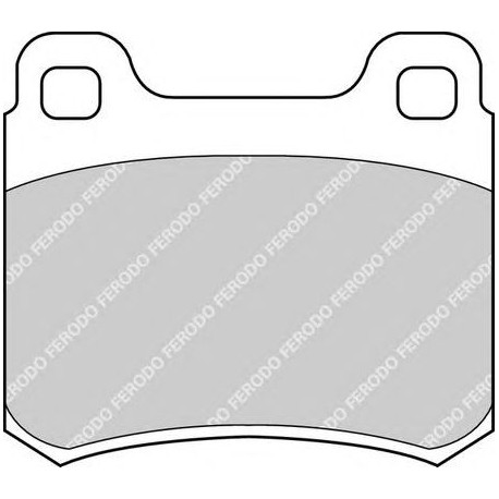 Kit pastiglie freno posteriore