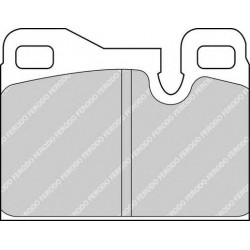 Kit pastiglie freno posteriore