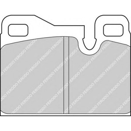 Kit pastiglie freno posteriore