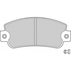 Kit pastiglie freno anteriore