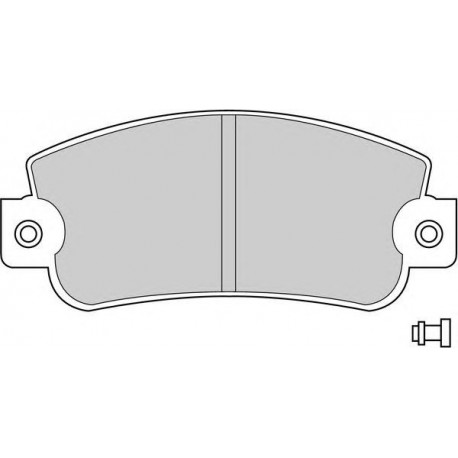 Kit pastiglie freno anteriore