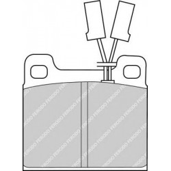 Kit pastiglie freno anteriore