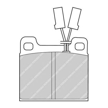 Kit pastiglie freno anteriore