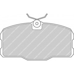 Kit pastiglie freno anteriore