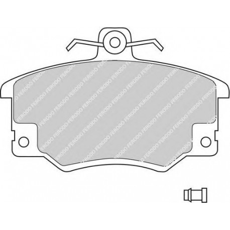 Kit pastiglie freno anteriore