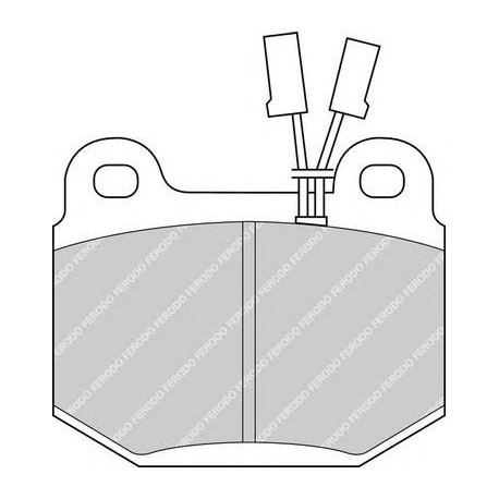 Kit pastiglie freno anteriore