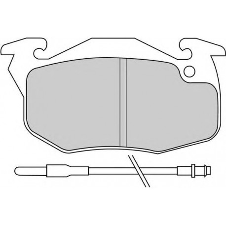 Kit pastiglie freno anteriore