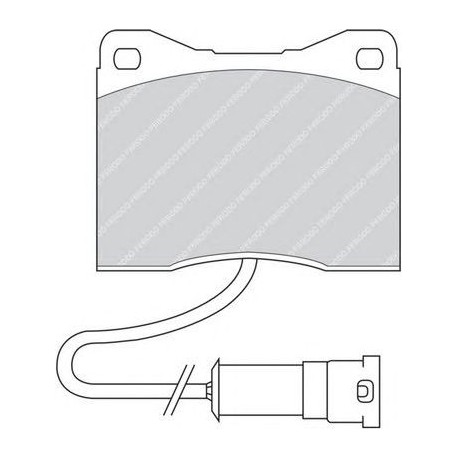 Kit pastiglie freno anteriore