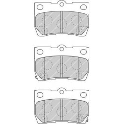 Kit pastiglie freno posteriore