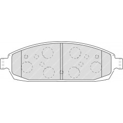 Kit pastiglie freno anteriore