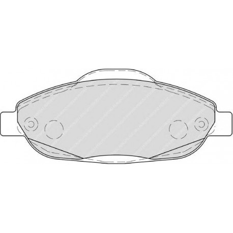 Kit pastiglie freno anteriore