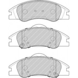 Kit pastiglie freno anteriore