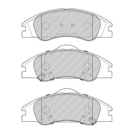 Kit pastiglie freno anteriore