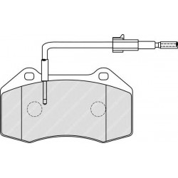 Kit pastiglie freno anteriore