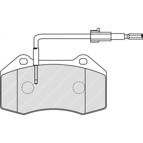 Kit pastiglie freno anteriore