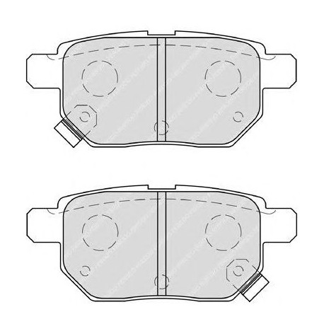 Kit pastiglie freno posteriore