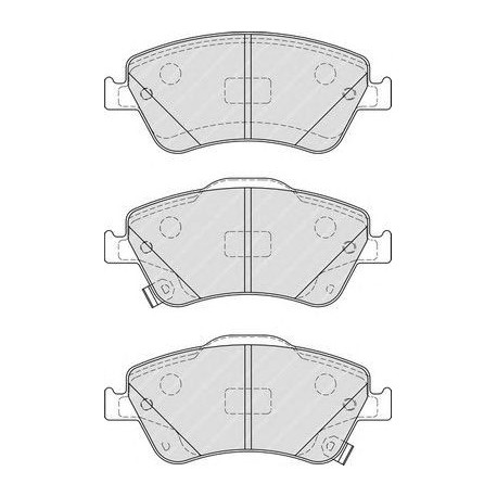 Kit pastiglie freno anteriore