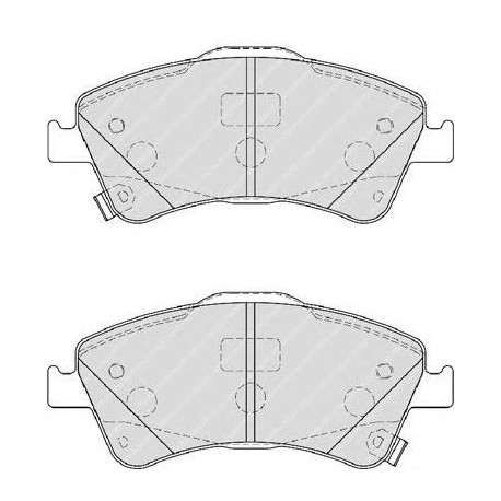 Kit pastiglie freno anteriore