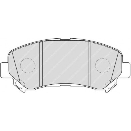 Kit pastiglie freno anteriore