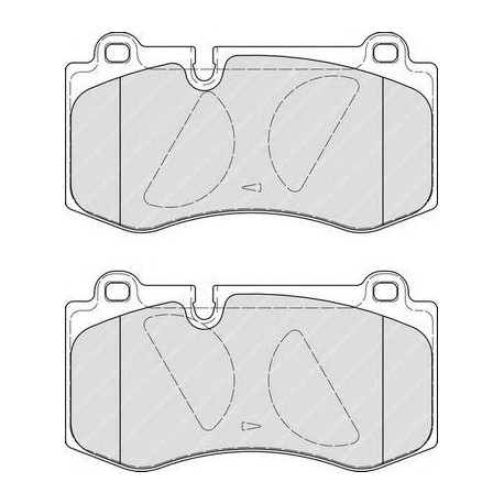 Kit pastiglie freno anteriore