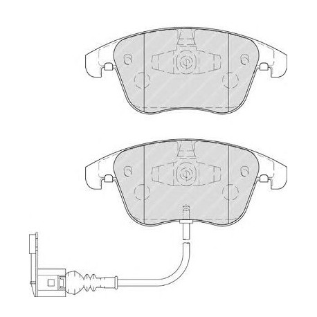 Kit pastiglie freno anteriore