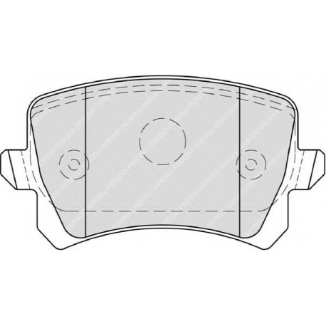 Kit pastiglie freno posteriore