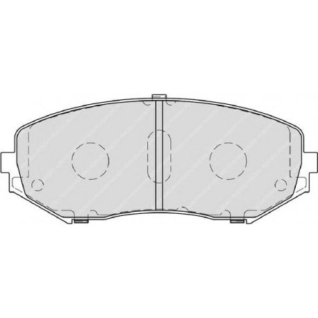 Kit pastiglie freno anteriore