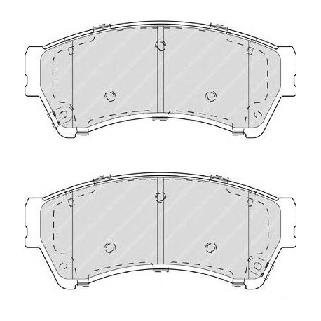 Kit pastiglie freno anteriore