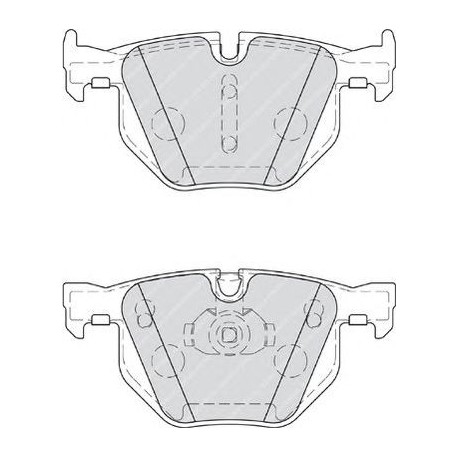 Kit pastiglie freno posteriore