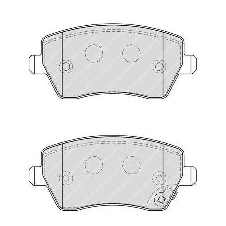 Kit pastiglie freno anteriore