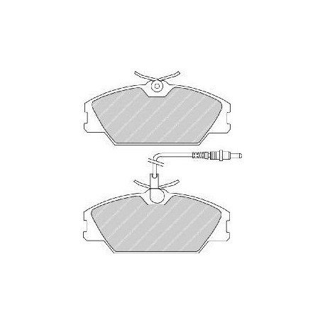 Kit pastiglie freno anteriore