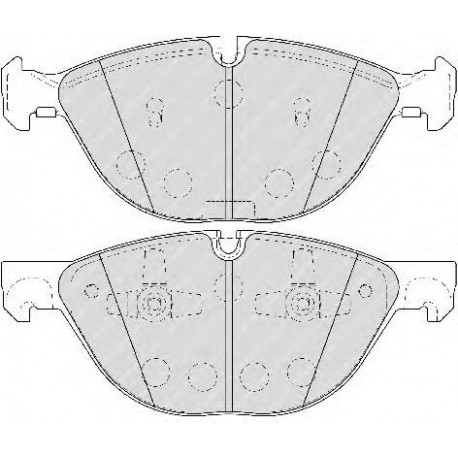 Kit pastiglie freno anteriore